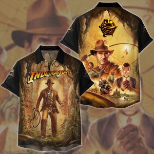 Indiana Jones and the Great Circle Video Game All Over Printed T-shirt Tank Top Zip Hoodie Pullover Hoodie Hawaiian Shirt Beach Shorts Joggers Hawaiian Shirt S