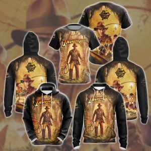 Indiana Jones and the Great Circle Video Game All Over Printed T-shirt Tank Top Zip Hoodie Pullover Hoodie Hawaiian Shirt Beach Shorts Joggers