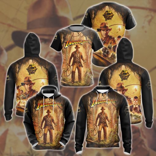 Indiana Jones and the Great Circle Video Game All Over Printed T-shirt Tank Top Zip Hoodie Pullover Hoodie Hawaiian Shirt Beach Shorts Joggers