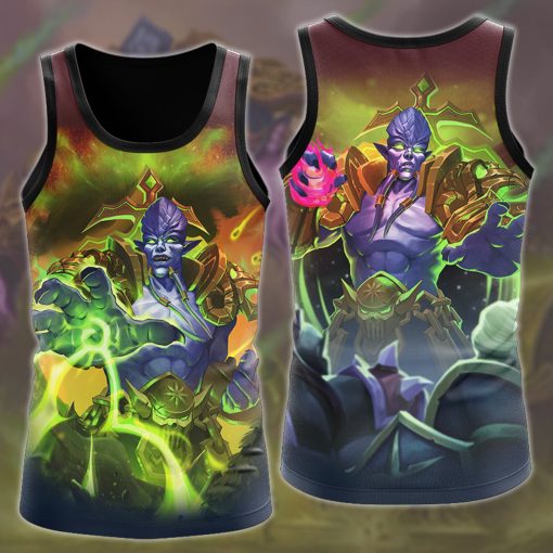 World Of Warcraft Archimonde Video Game All Over Printed T-shirt Tank Top Zip Hoodie Pullover Hoodie Hawaiian Shirt Beach Shorts Joggers Tank Top S