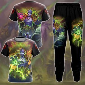 World Of Warcraft Archimonde Video Game All Over Printed T-shirt Tank Top Zip Hoodie Pullover Hoodie Hawaiian Shirt Beach Shorts Joggers