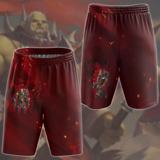 World Of Warcraft Varok Saurfang Video Game All Over Printed T-shirt Tank Top Zip Hoodie Pullover Hoodie Hawaiian Shirt Beach Shorts Joggers Beach Shorts S