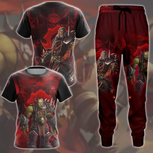 World Of Warcraft Varok Saurfang Video Game All Over Printed T-shirt Tank Top Zip Hoodie Pullover Hoodie Hawaiian Shirt Beach Shorts Joggers