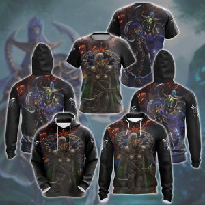 World Of Warcraft Maiev Shadowsong Video Game All Over Printed T-shirt Tank Top Zip Hoodie Pullover Hoodie Hawaiian Shirt Beach Shorts Joggers