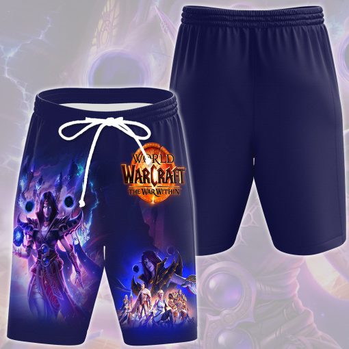 World of Warcraft: The War Within Video Game All Over Printed T-shirt Tank Top Zip Hoodie Pullover Hoodie Hawaiian Shirt Beach Shorts Joggers Beach Shorts S