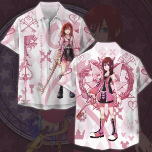 Kingdom Hearts Kairi Video Game All Over Printed T-shirt Tank Top Zip Hoodie Pullover Hoodie Hawaiian Shirt Beach Shorts Joggers Hawaiian Shirt S