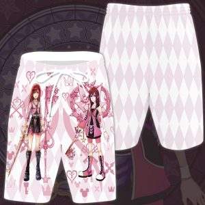 Kingdom Hearts Kairi Video Game All Over Printed T-shirt Tank Top Zip Hoodie Pullover Hoodie Hawaiian Shirt Beach Shorts Joggers Beach Shorts S