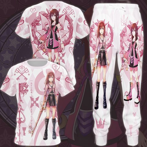 Kingdom Hearts Kairi Video Game All Over Printed T-shirt Tank Top Zip Hoodie Pullover Hoodie Hawaiian Shirt Beach Shorts Joggers