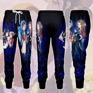 Final Fantasy Zack Fair & Aerith Gainsborough Video Game All Over Printed T-shirt Tank Top Zip Hoodie Pullover Hoodie Hawaiian Shirt Beach Shorts Joggers Joggers S