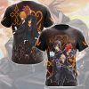 Kingdom Hearts Roxas, Axel and Xion (Sea-salt Ice Cream trio) Video Game All Over Printed T-shirt Tank Top Zip Hoodie Pullover Hoodie Hawaiian Shirt Beach Shorts Joggers T-shirt S