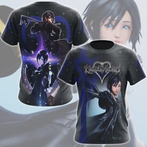 Kingdom Hearts Xion Video Game All Over Printed T-shirt Tank Top Zip Hoodie Pullover Hoodie Hawaiian Shirt Beach Shorts Joggers T-shirt S