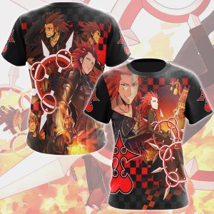 Kingdom Hearts Axel Video Game All Over Printed T-shirt Tank Top Zip Hoodie Pullover Hoodie Hawaiian Shirt Beach Shorts Joggers T-shirt S