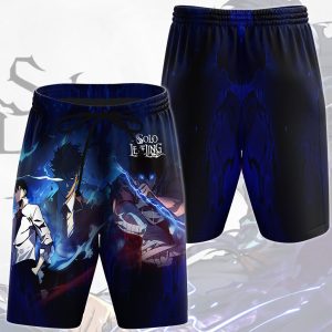 Solo Leveling Anime All Over Printed T-shirt Tank Top Zip Hoodie Pullover Hoodie Hawaiian Shirt Beach Shorts Joggers Beach Shorts S