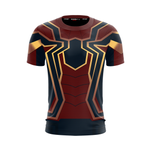 Spider-man: Homecoming Iron Spider Cosplay Unisex 3D T-shirt   