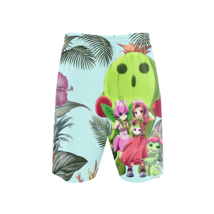 Digimon Palmon Evolution Line Beach Shorts   