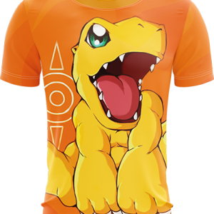 Digimon Agumon Unisex 3D T-shirt   