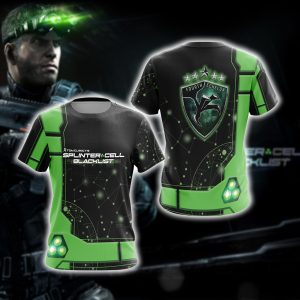 Tom Clancy's Splinter Cell Video Game Unisex 3D T-shirt
