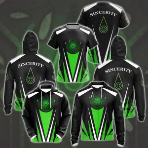 Digimon Crest Of Sincerity Video Game All Over Printed T-shirt Tank Top Zip Hoodie Pullover Hoodie Hawaiian Shirt Beach Shorts Joggers