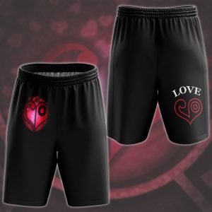 Digimon Crest Of Love Video Game All Over Printed T-shirt Tank Top Zip Hoodie Pullover Hoodie Hawaiian Shirt Beach Shorts Joggers Beach Shorts S