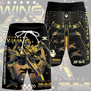 Star Wars X-Wing Star Fighter Video Game All Over Printed T-shirt Tank Top Zip Hoodie Pullover Hoodie Hawaiian Shirt Beach Shorts Joggers Beach Shorts