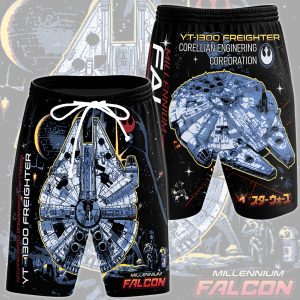 Star Wars Millennium Falcon Video Game All Over Printed T-shirt Tank Top Zip Hoodie Pullover Hoodie Hawaiian Shirt Beach Shorts Joggers Beach Shorts