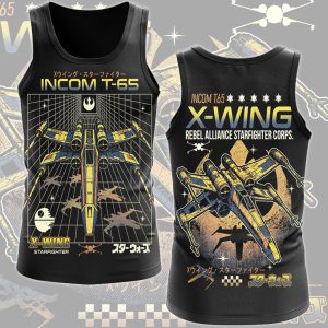 Star Wars X-Wing Star Fighter Video Game All Over Printed T-shirt Tank Top Zip Hoodie Pullover Hoodie Hawaiian Shirt Beach Shorts Joggers Tank Top