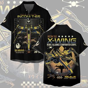 Star Wars X-Wing Star Fighter Video Game All Over Printed T-shirt Tank Top Zip Hoodie Pullover Hoodie Hawaiian Shirt Beach Shorts Joggers Hawaiian Shirt