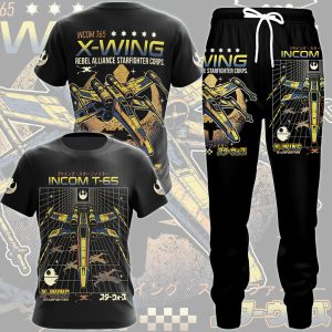 Star Wars X-Wing Star Fighter Video Game All Over Printed T-shirt Tank Top Zip Hoodie Pullover Hoodie Hawaiian Shirt Beach Shorts Joggers