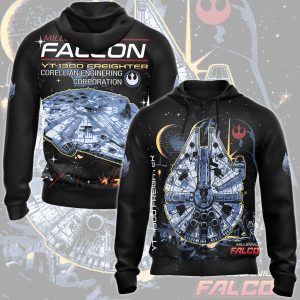 Star Wars Millennium Falcon Video Game All Over Printed T-shirt Tank Top Zip Hoodie Pullover Hoodie Hawaiian Shirt Beach Shorts Joggers Zip Hoodie