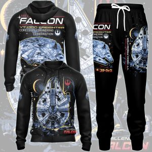 Star Wars Millennium Falcon Video Game All Over Printed T-shirt Tank Top Zip Hoodie Pullover Hoodie Hawaiian Shirt Beach Shorts Joggers
