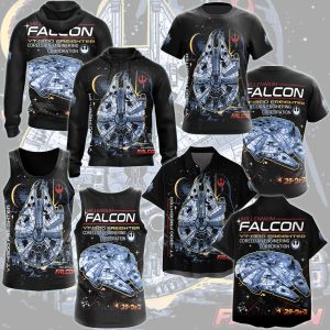 Star Wars Millennium Falcon Video Game All Over Printed T-shirt Tank Top Zip Hoodie Pullover Hoodie Hawaiian Shirt Beach Shorts Joggers