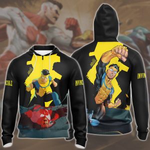 Invincible TV Series All Over Printed T-shirt Tank Top Zip Hoodie Pullover Hoodie Hawaiian Shirt Beach Shorts Joggers Zip Hoodie