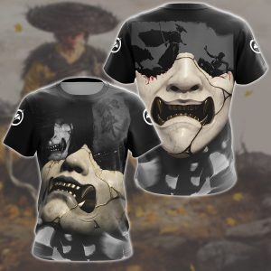 Ghost of Yotei Video Game All Over Printed T-shirt Tank Top Zip Hoodie Pullover Hoodie Hawaiian Shirt Beach Shorts Joggers T-shirt
