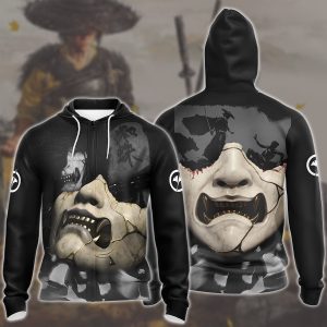 Ghost of Yotei Video Game All Over Printed T-shirt Tank Top Zip Hoodie Pullover Hoodie Hawaiian Shirt Beach Shorts Joggers Zip Hoodie