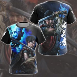 Onimusha: Way of the Sword Video Game All Over Printed T-shirt Tank Top Zip Hoodie Pullover Hoodie Hawaiian Shirt Beach Shorts Joggers
